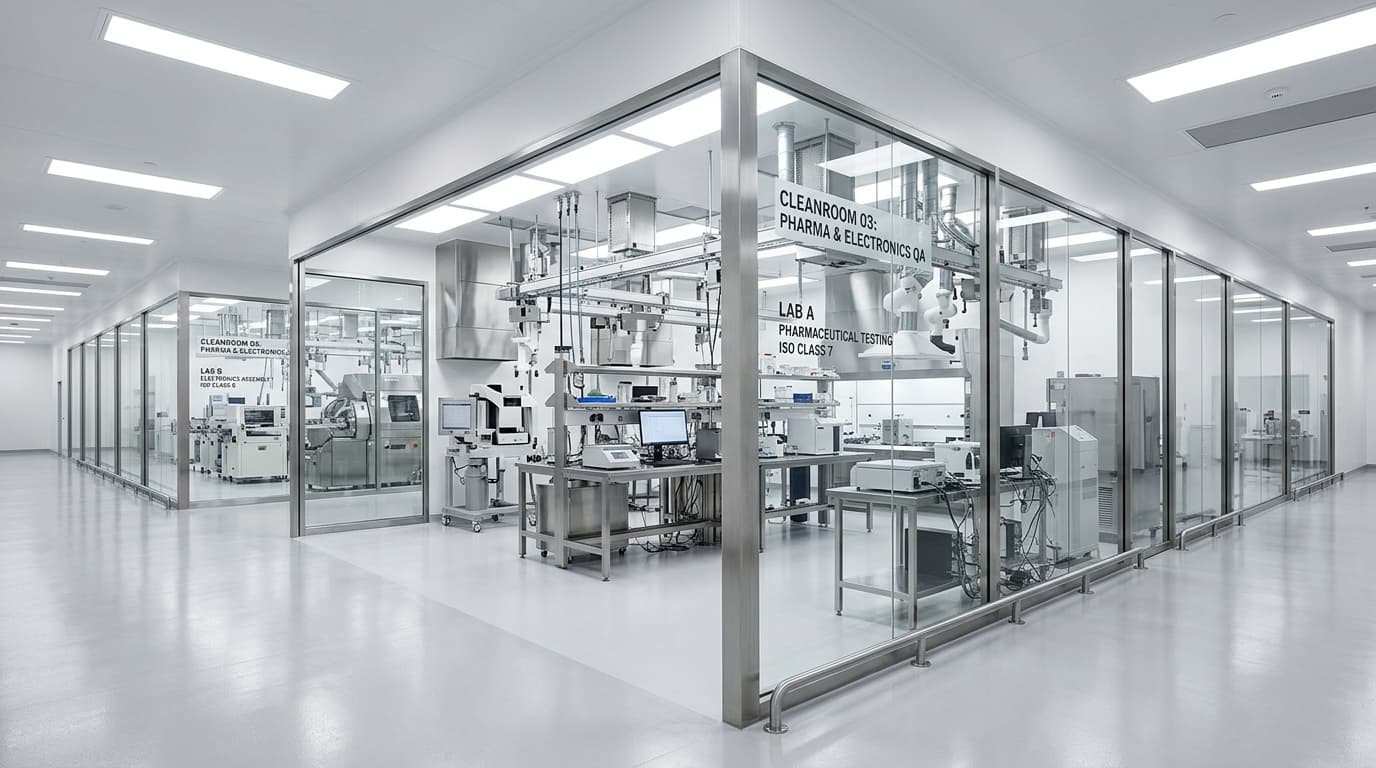 Phòng kiểm soát chất lượng QA/QC Cleanroom